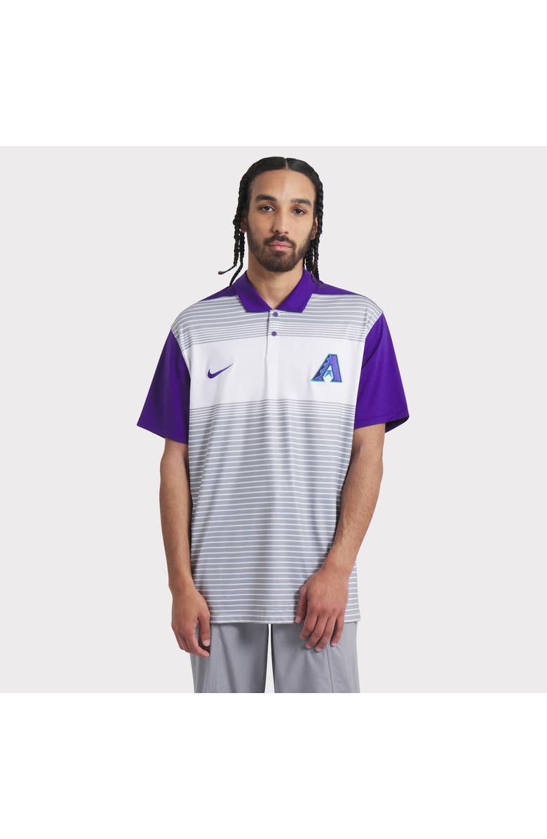 Nike Men's Nike White Arizona Diamondbacks 2025 City Connect Fashion Legacy Icon Vapor Performance Polo, Main, color, White