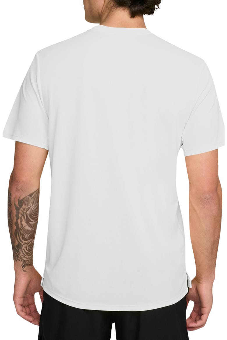 Miler Dri-FIT UV Short Sleeve Running Top, Alternate, color, WHITE/ REFLECTIVE SILVER