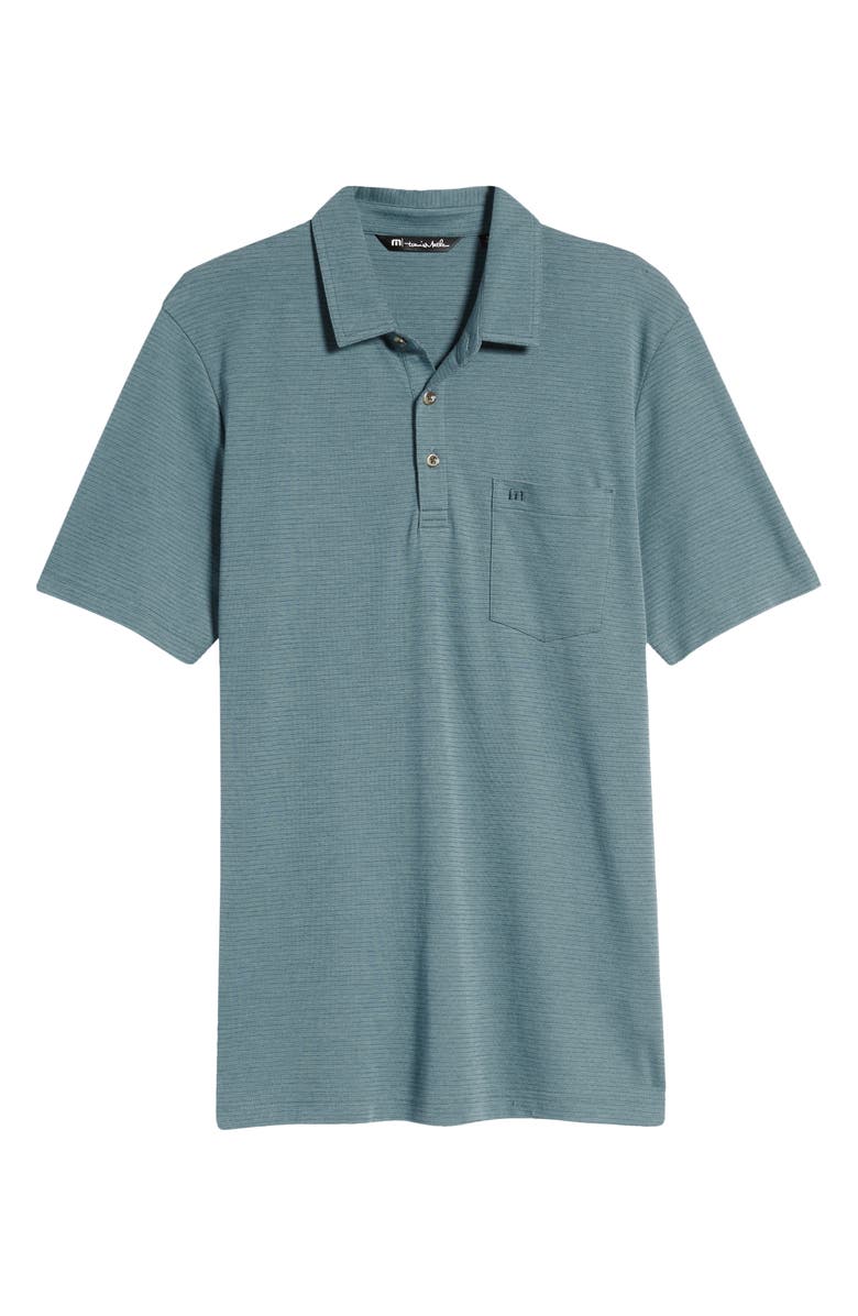 TravisMathew El Nindo Pinstripe Pocket Piqué Polo, Alternate, color, 