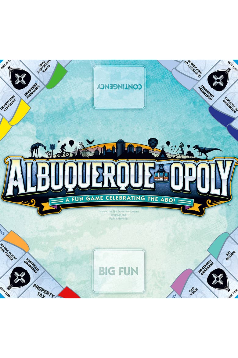 Albuquerqueopoly Monopoly Board Game, Alternate, color, Multicolored