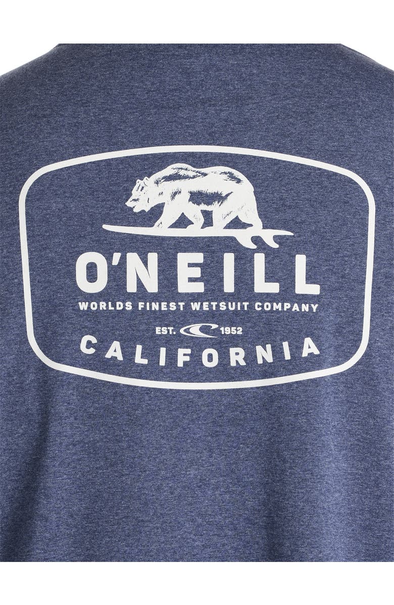 O'Neill Big & Tall Cali Native Graphic Tee, Alternate, color, Navy Heather