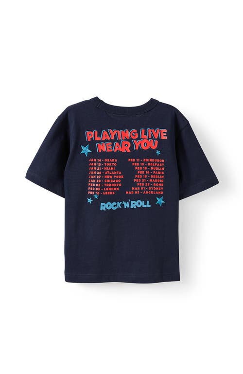 Cotton On Kids Kid's Poppy Oversize Graphic Print Tee In Blue