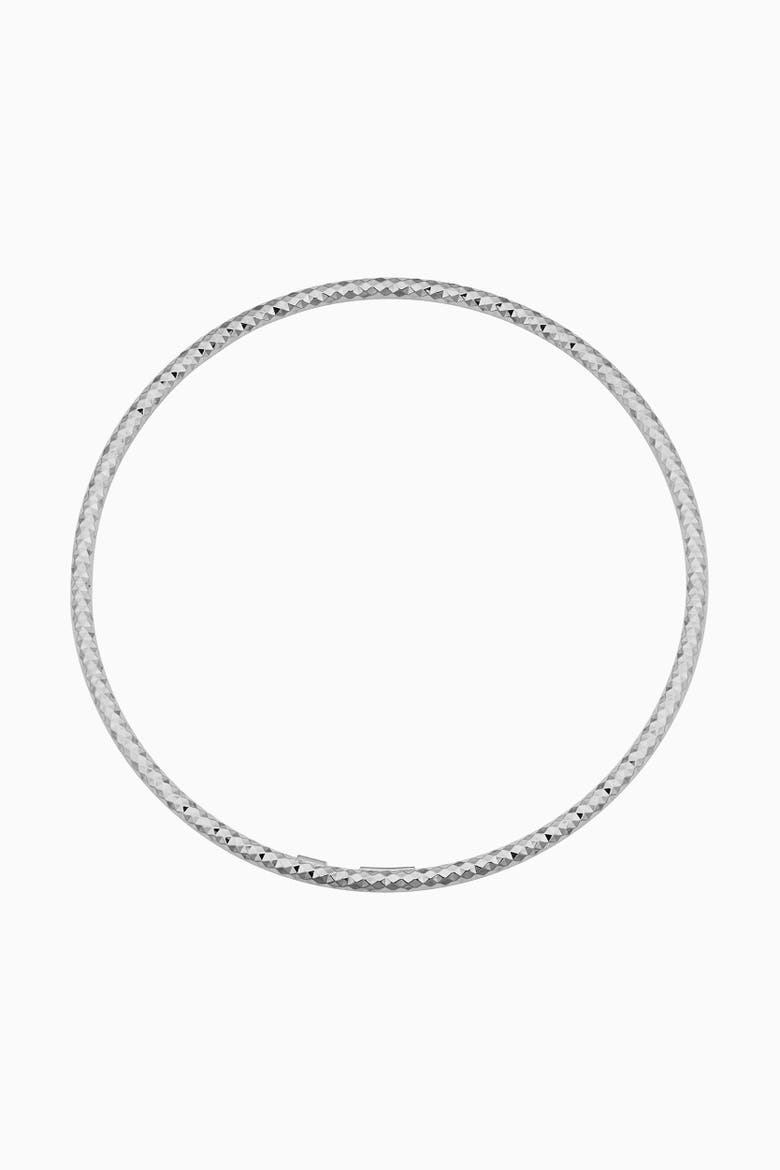 14K Gold Skyline Cuff Bangle, Alternate, color, White Gold