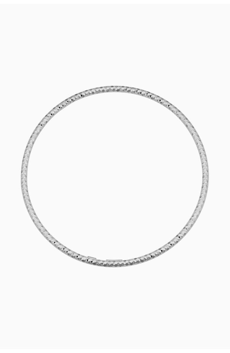 Oradina 14K Gold Skyline Cuff Bangle, Alternate, color, White Gold