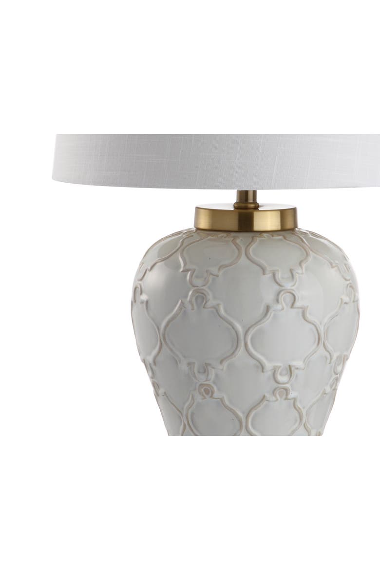 Arthur 29" Ceramic LED Table Lamp, Cream, Alternate, color, Cream