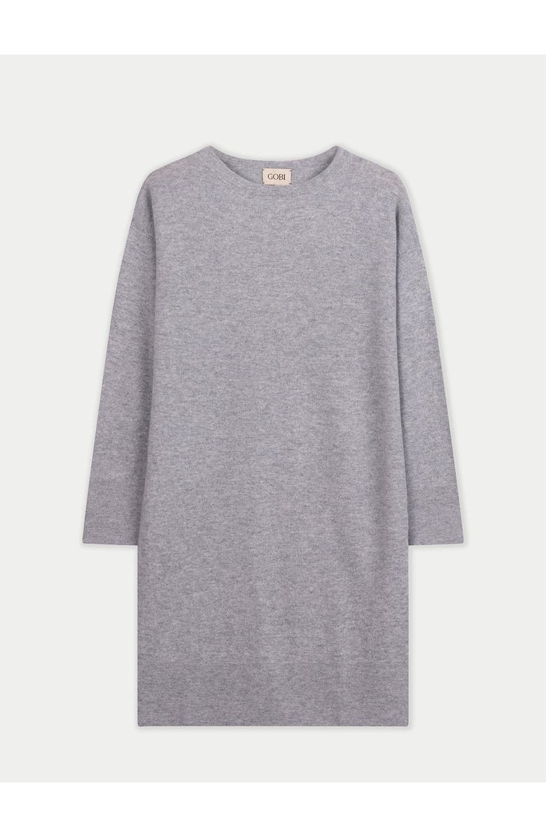 Gobi Cashmere C-Neck Knit Dress, Main, color, High Rise