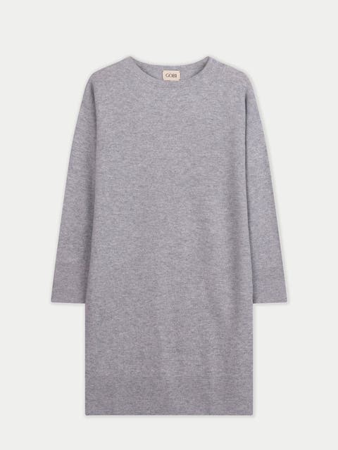 C-Neck Knit Dress