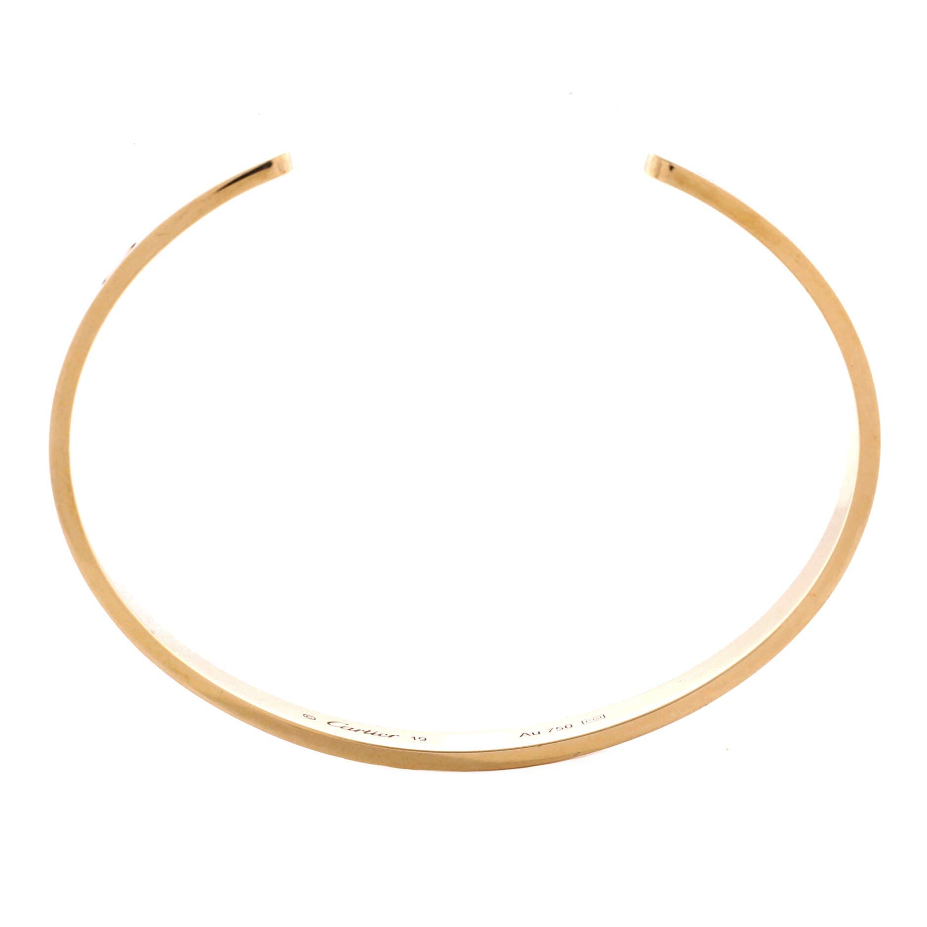 Love Cuff Bracelet 18K Yellow Gold, Alternate, color, Metallic Gold