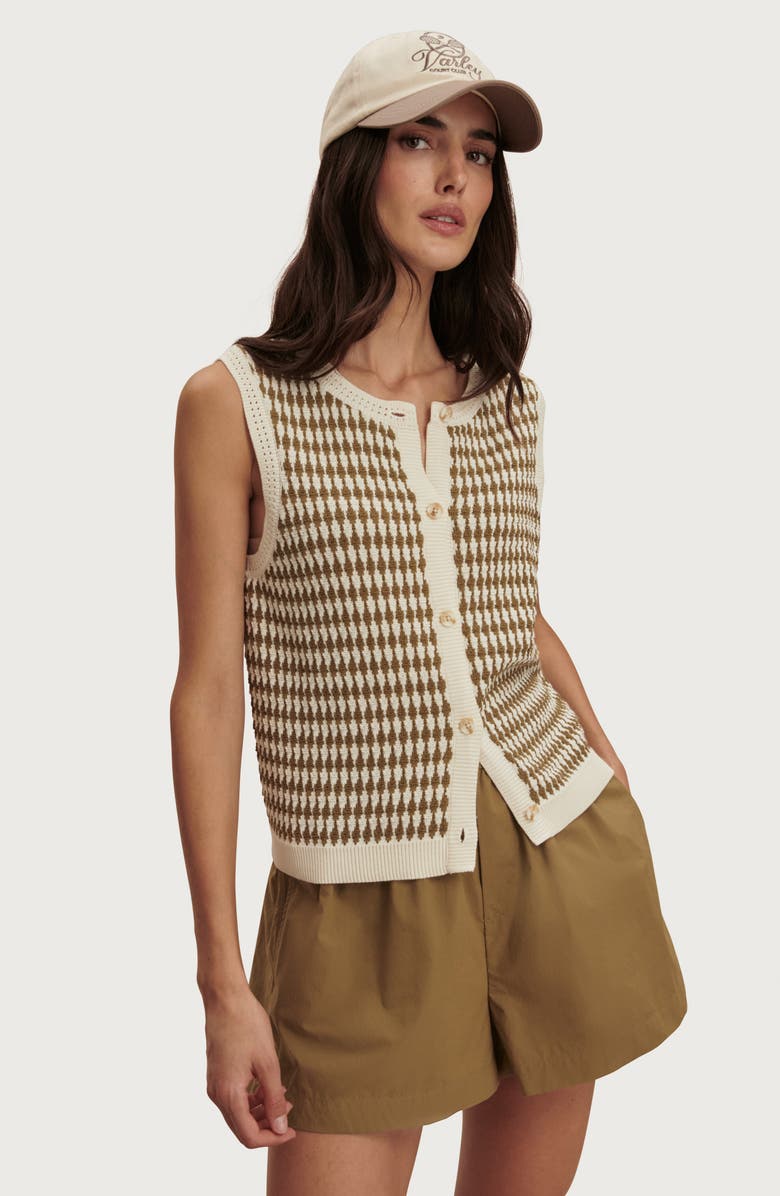 Varley Morales Cotton Poplin Shorts, Alternate, color, Golden Olive