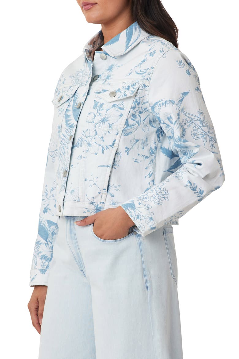 Forever Denim Jacket, Alternate, color, TROPICAL TOILLE