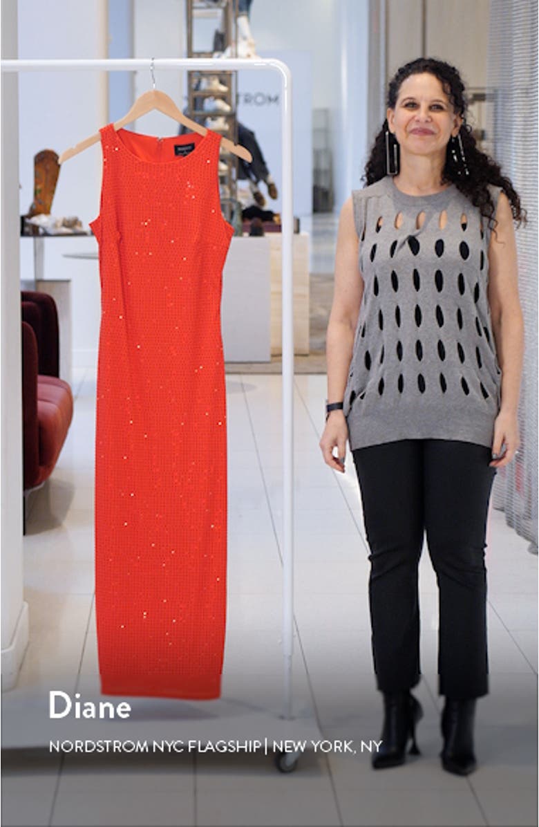 Castille Diamante Midi Dress, sales video thumbnail