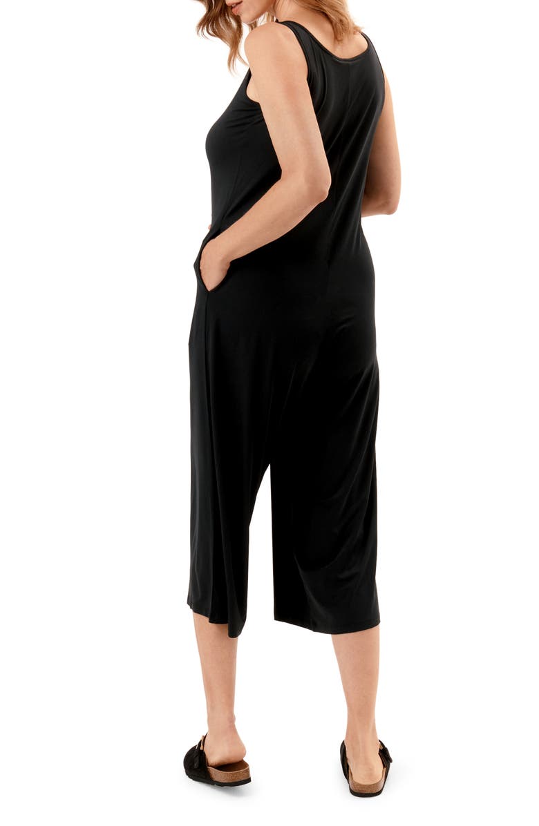 Nom Maternity Round the Clock Jersey Maternity/Nursing Jumpsuit, Alternate, color, 