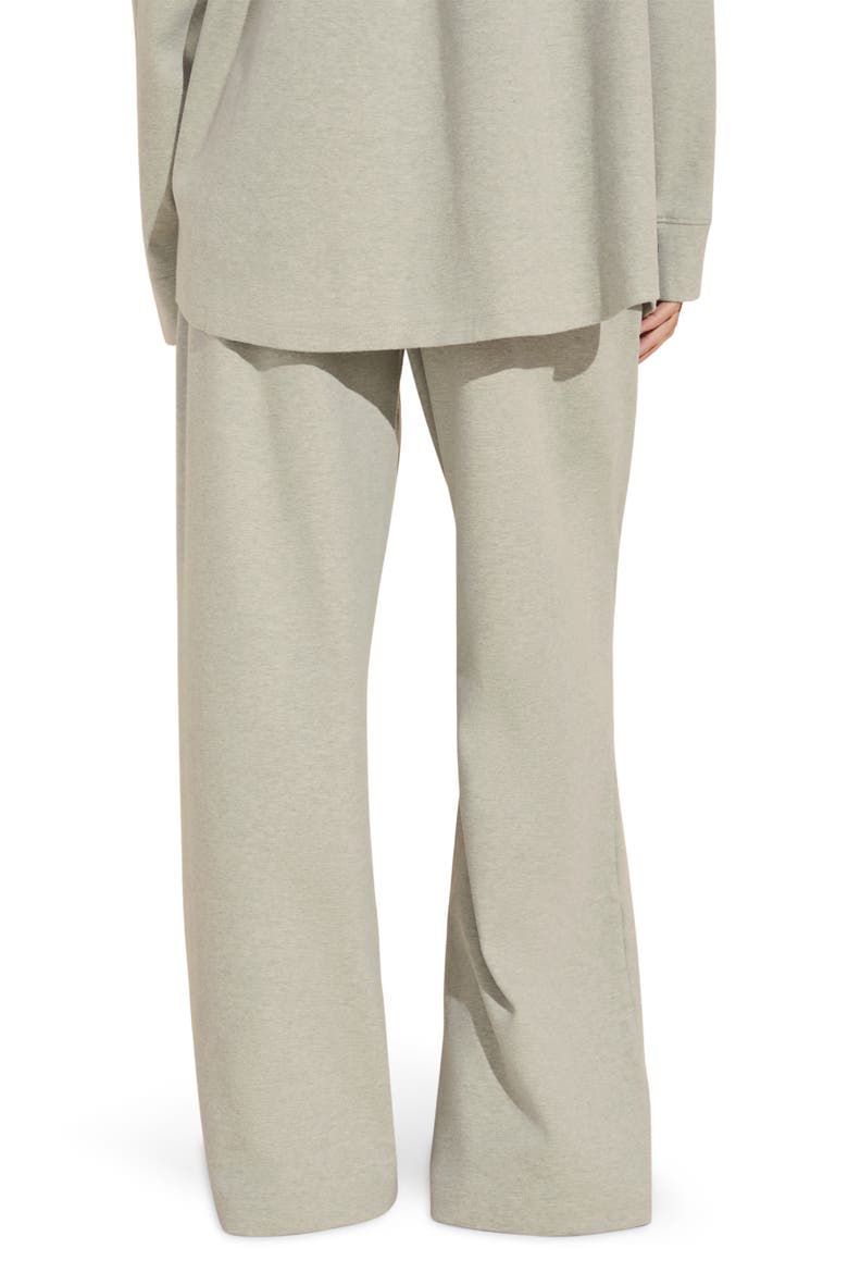 Luxe Stretch Cotton Wide Leg Sweatpants, Alternate, color, BOTANICAL ZEN GREEN