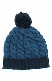 Portolano Wool Blend Pompom Beanie