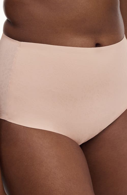 Chantelle Lingerie Comfort Chic High Waist Control Briefs In Rose