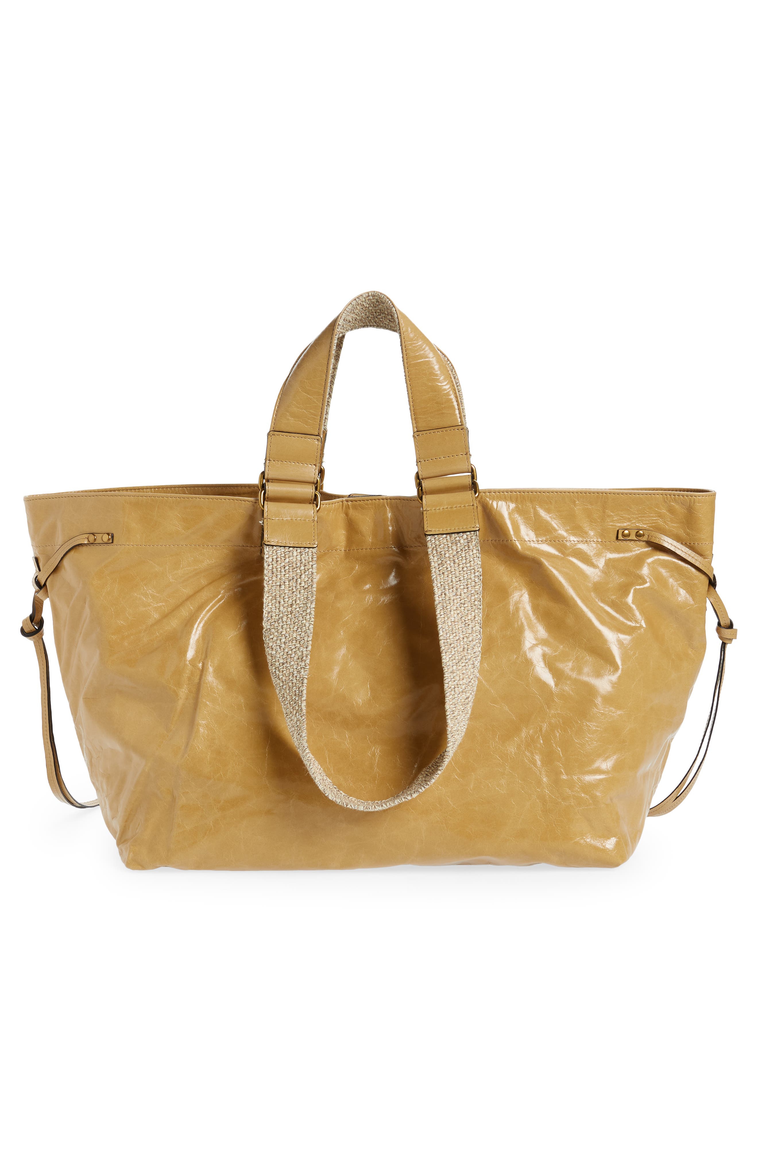 Isabel Marant New Wardy Leather Tote, Alternate, color, 