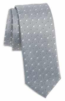 BOSS Micropattern Silk Blend Tie