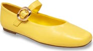 CHASE AND CHLOE Charlotte Faux Leather Mary Jane Flat