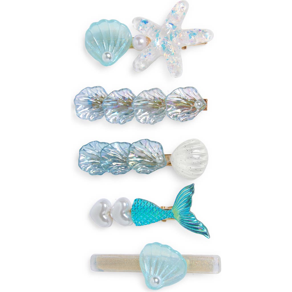 Shop Cara Kids' Ocean Princess Assorted 6-pack Hair Clips