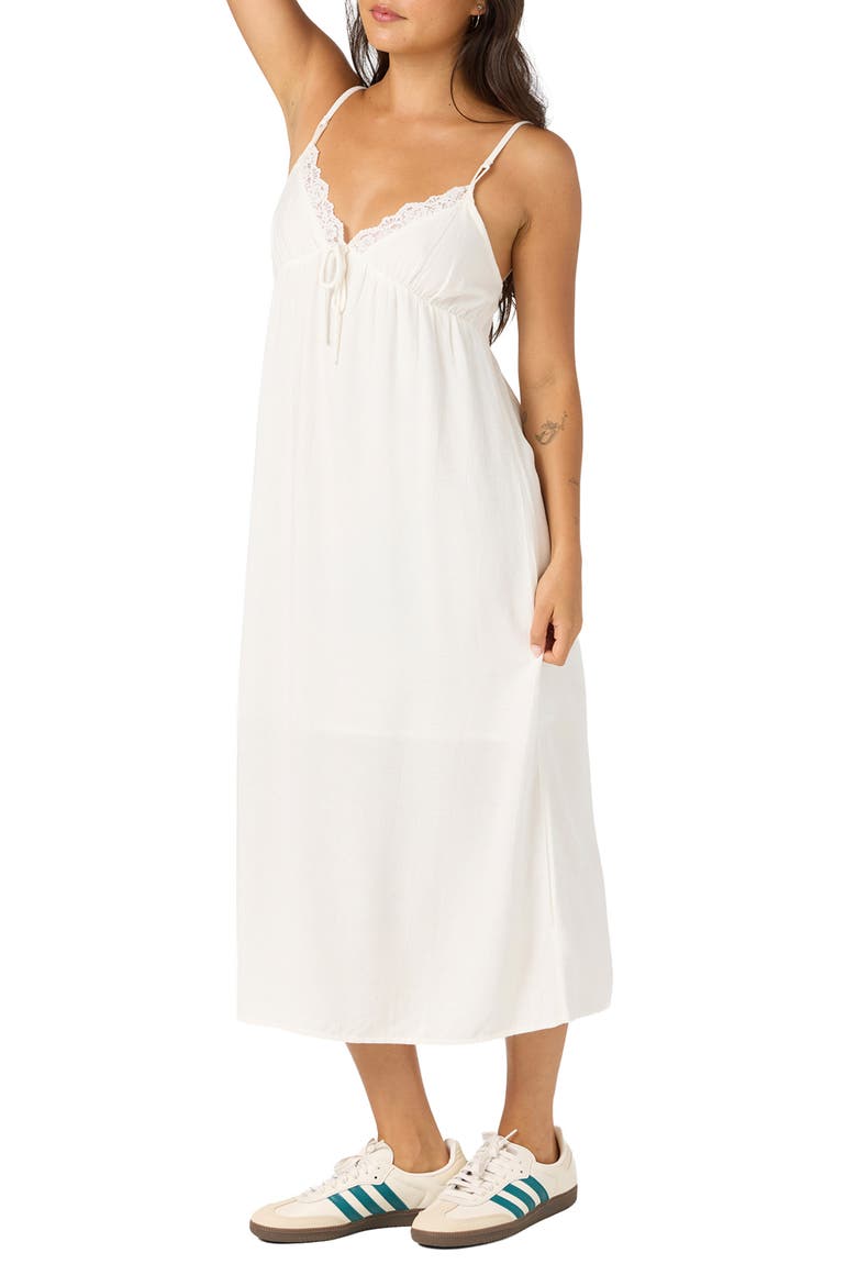 Dayna Midi Slipdress, Alternate, color, WHITE