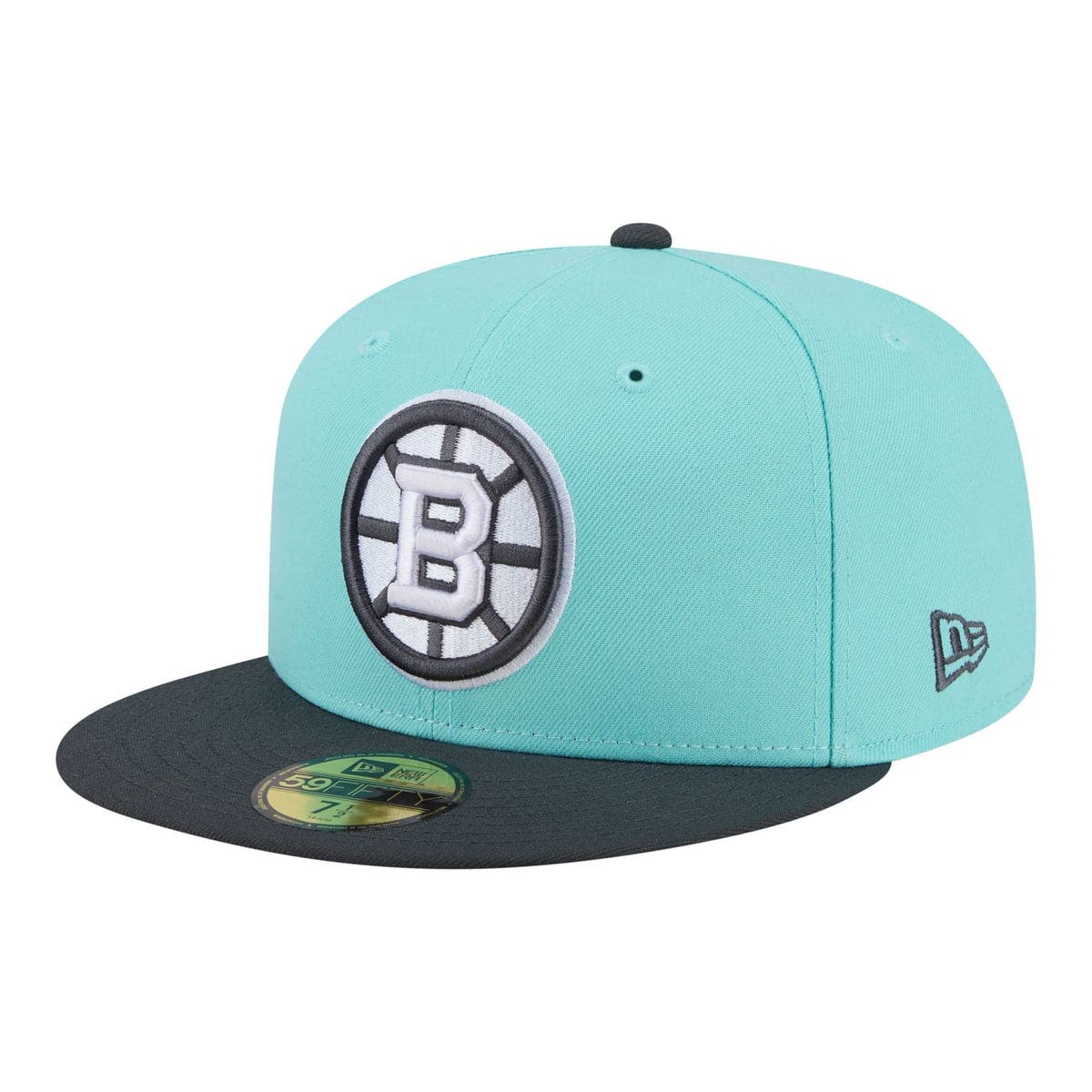 New Era Men's New Era Turquoise/Charcoal Boston Bruins Two-Tone Color ...