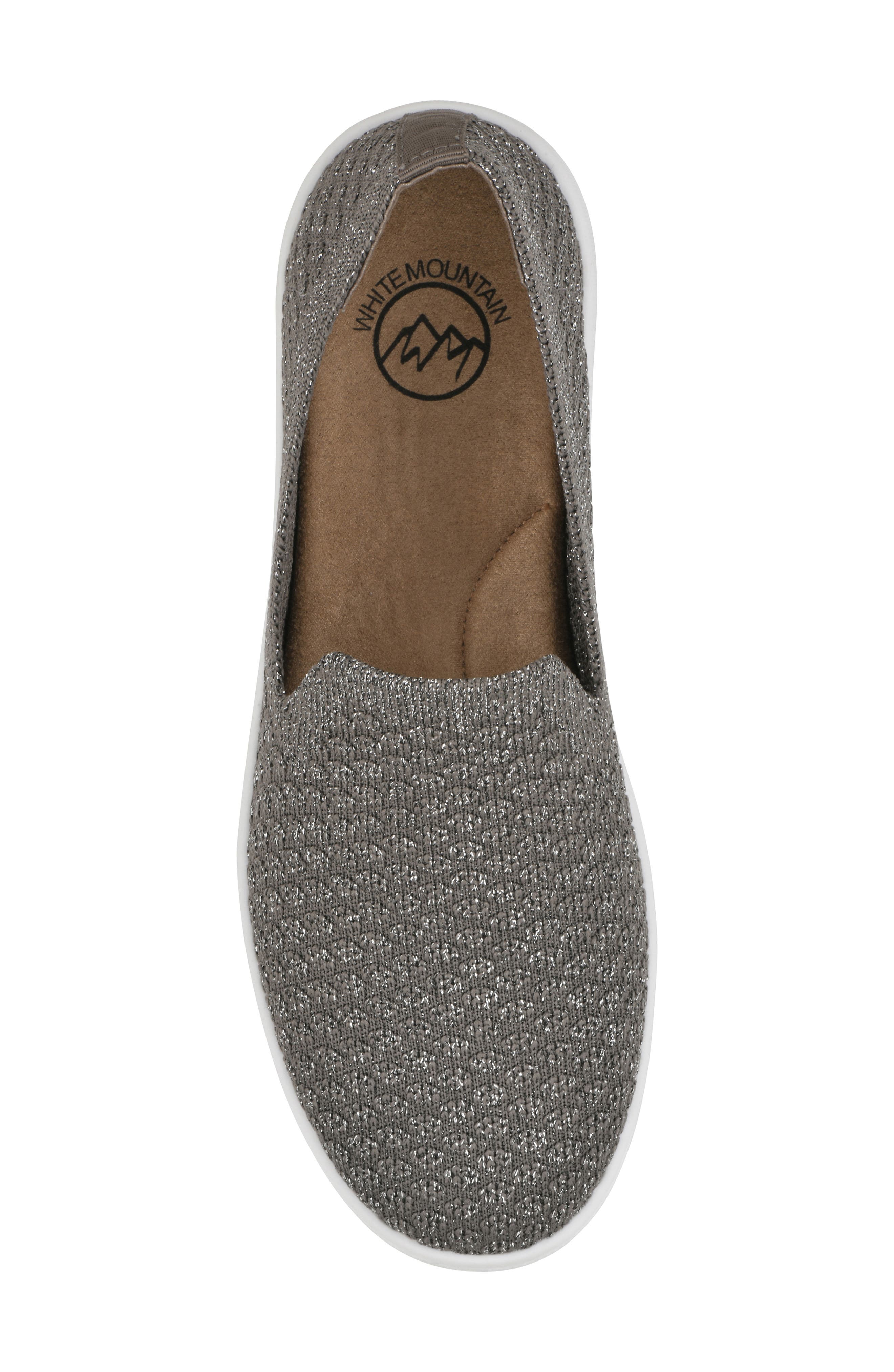 Upstay Slip-On Sneaker, Alternate, color, PEWTER/ FABRIC