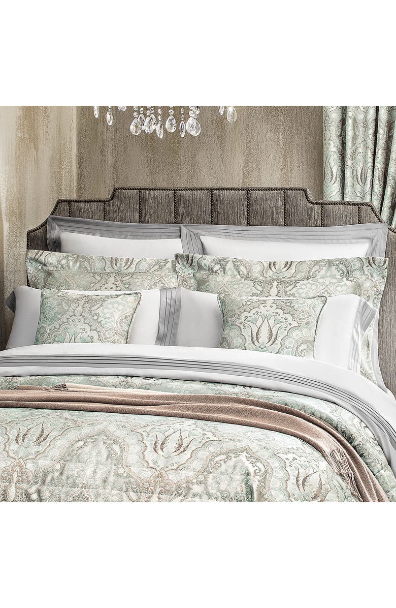 Togas Stella Decorative Pillow, Alternate, color, Green