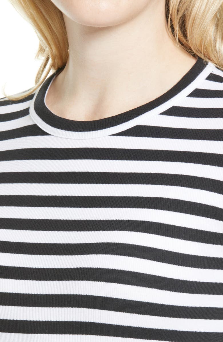 Nordstrom Everyday Stretch Pima Cotton Ribbed T-Shirt, Alternate, color,