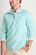 vineyard vines Saltwater Stripe Quarter Zip Pullover