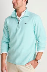 vineyard vines Saltwater Stripe Quarter Zip Pullover