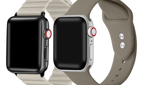 The Posh Tech Assorted 2-pack Silicone Apple Watch® Watchbands In Assorted