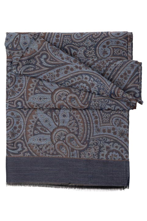 Leone - Wool Silk Scarf for Men