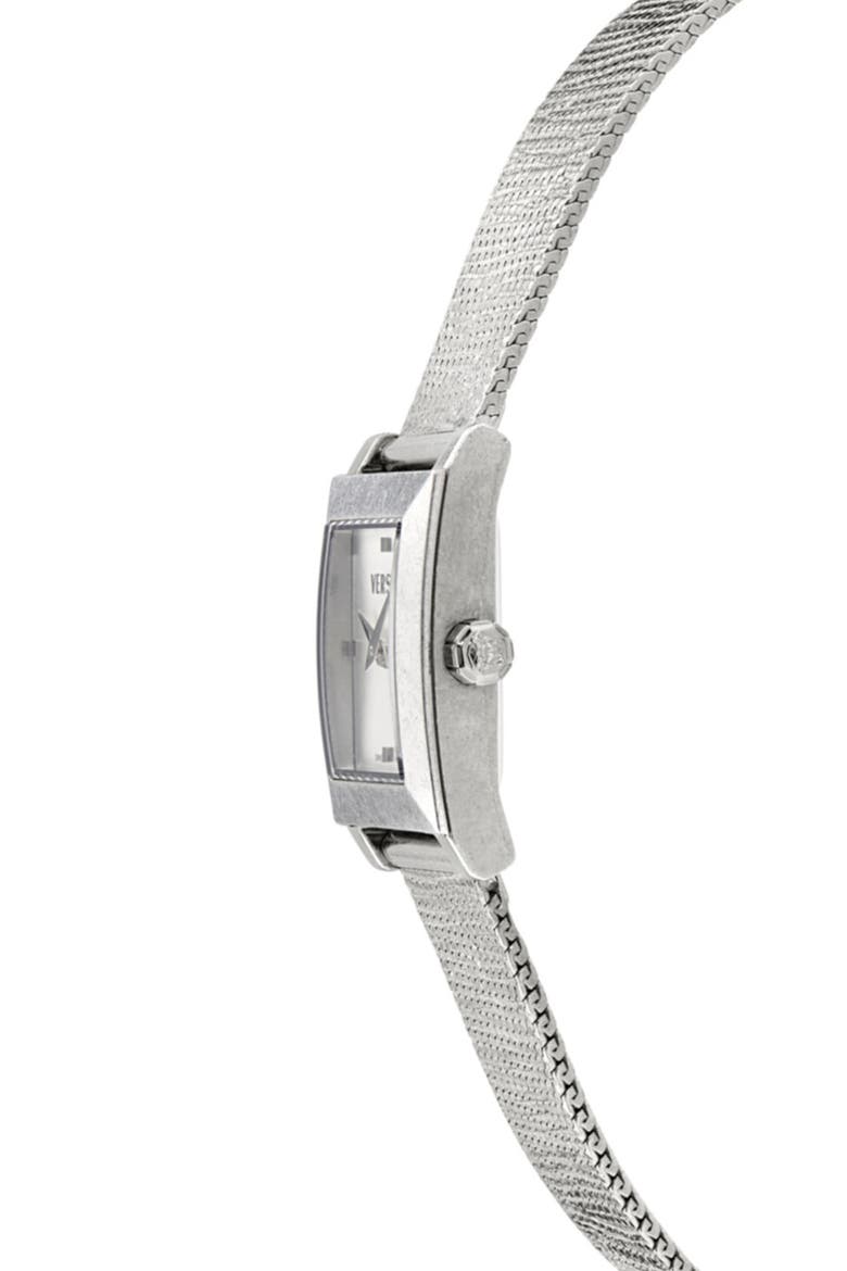 Mosaic Square Mesh Strap Watch, 22mm, Alternate, color, STAINLESS STEEL