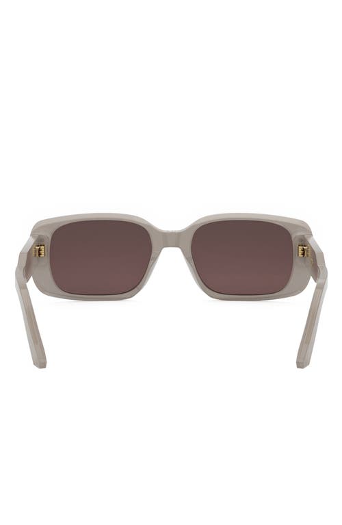 Dior 'signature S12i Rectangular Sunglasses In Neutral