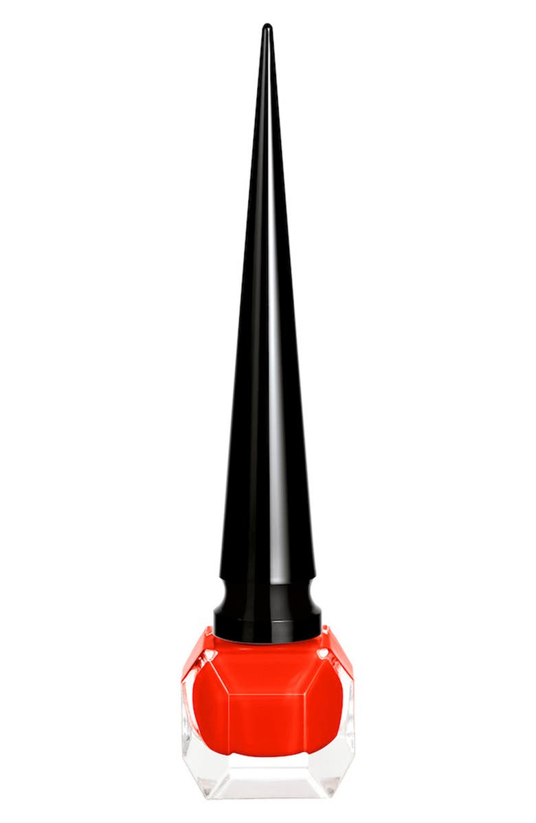 Christian Louboutin Lalaque Le Vernis Brillant, Main, color, Oranja Coccinella 506