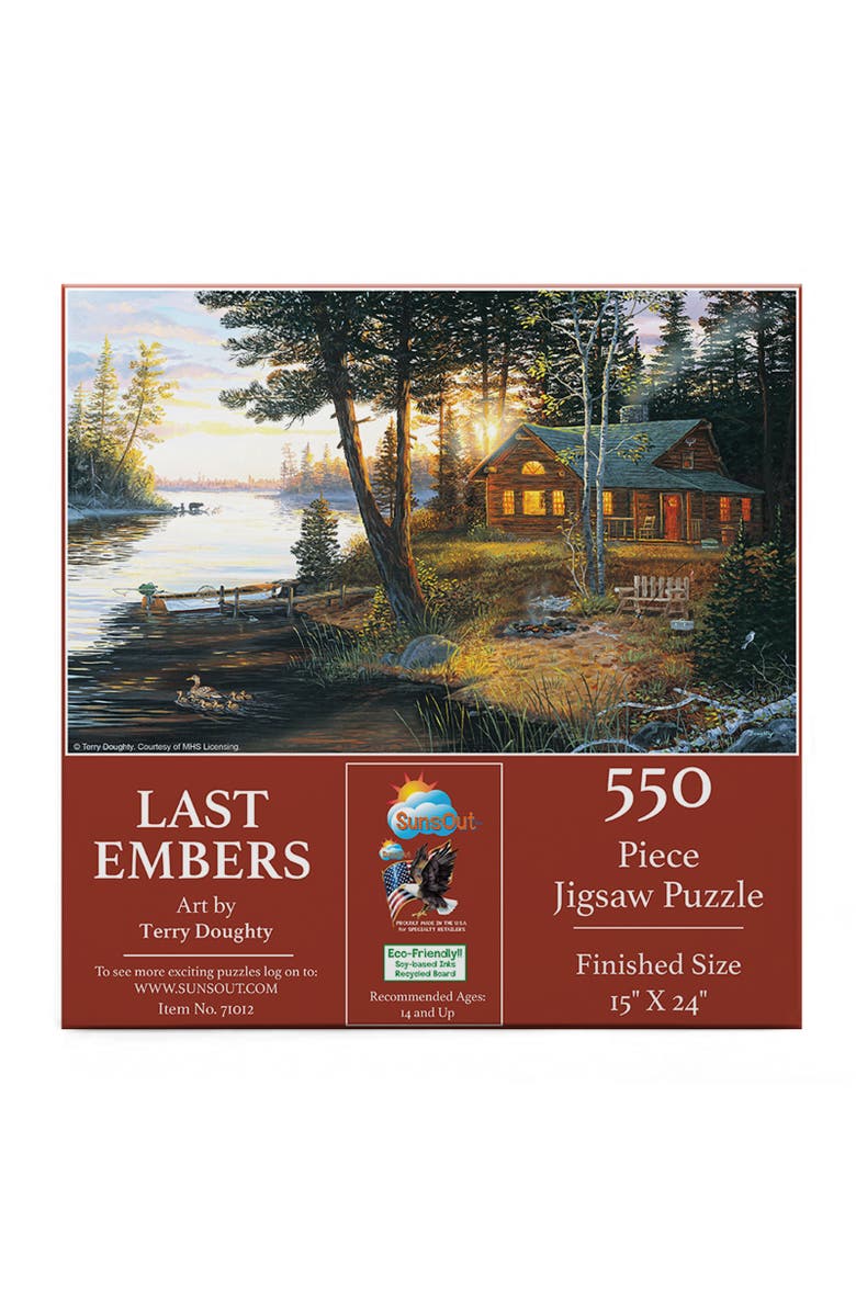 Sunsout Last Embers 550 piece Jigsaw Puzzle for Adults, Alternate, color, Multicolor