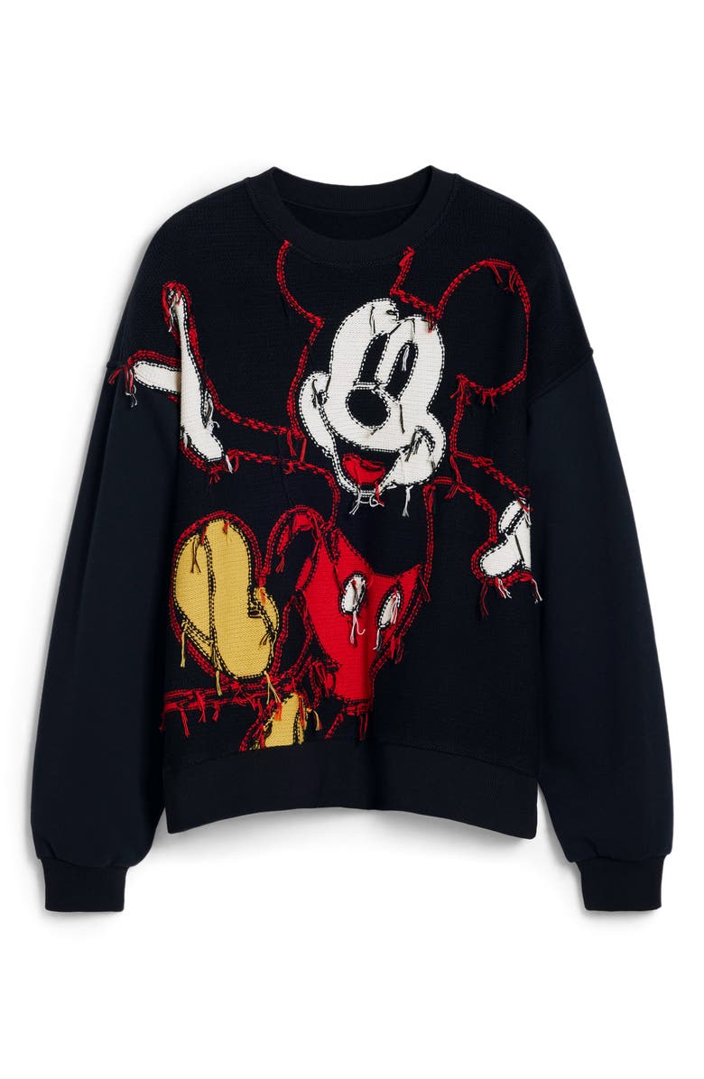 Desigual Mickey Mouse<sup>™</sup> Sweatshirt, Alternate, color, Black