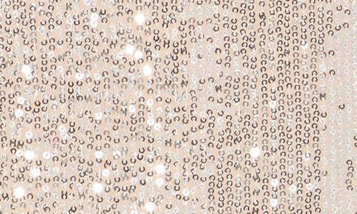 Abound Cap Sleeve Sequin Top In Brown