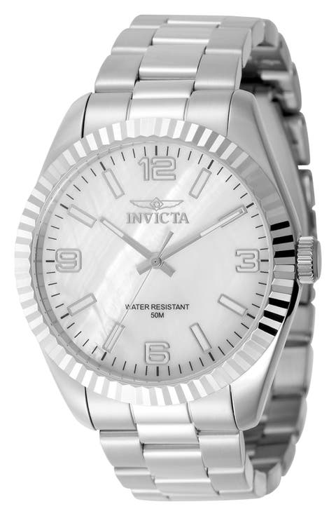 Specialty Mother of Pearl Quartz Watch, 43mm