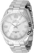 INVICTA Specialty Mother of Pearl Quartz Watch, 43mm