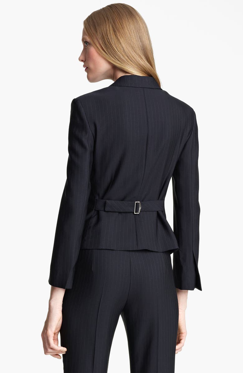 Armani Collezioni Pinstripe Jacket with Attached Vest, Alternate, color,