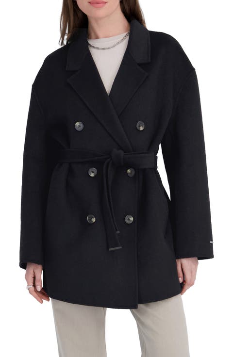 Alex Wool Blend Double Breasted Coat