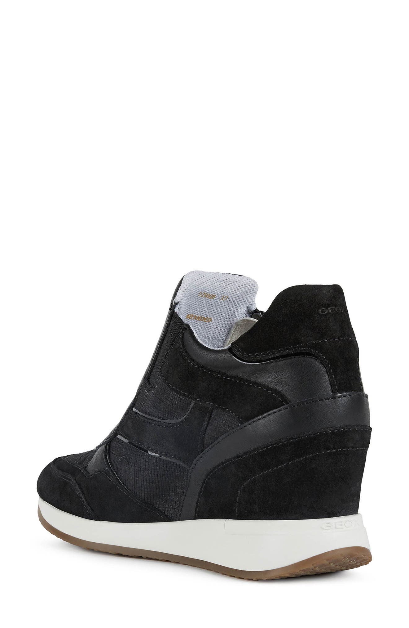 Geox Nydame Wedge Sneaker, Alternate, color, 