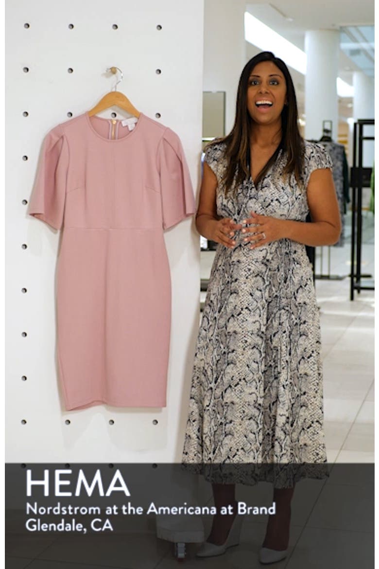 Flutter Sleeve Ponte Dress video