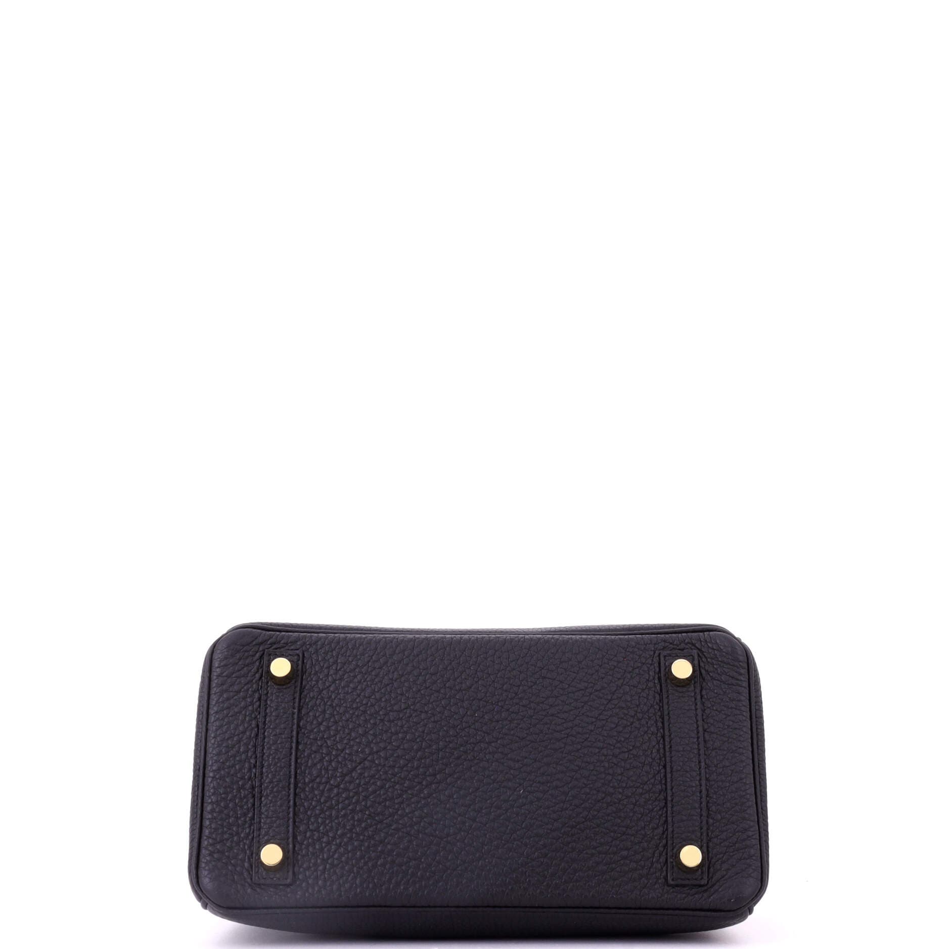 Pre-Owned Hermes Birkin Handbag Black Togo with Gold Hardware 25, Alternate, color, Noir