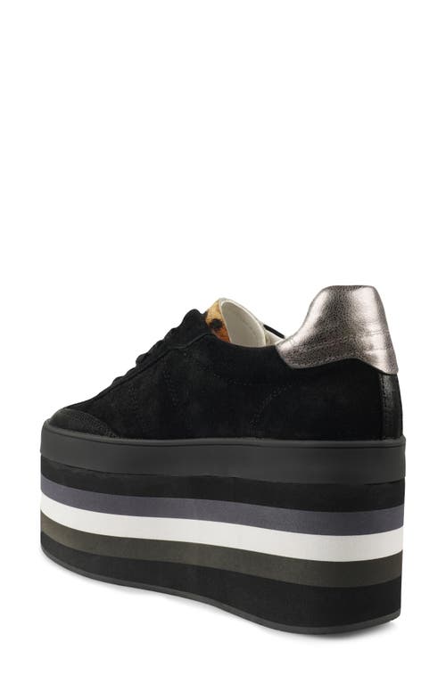 Shop Zigi Breelynn Platform Sneaker In Black Suede