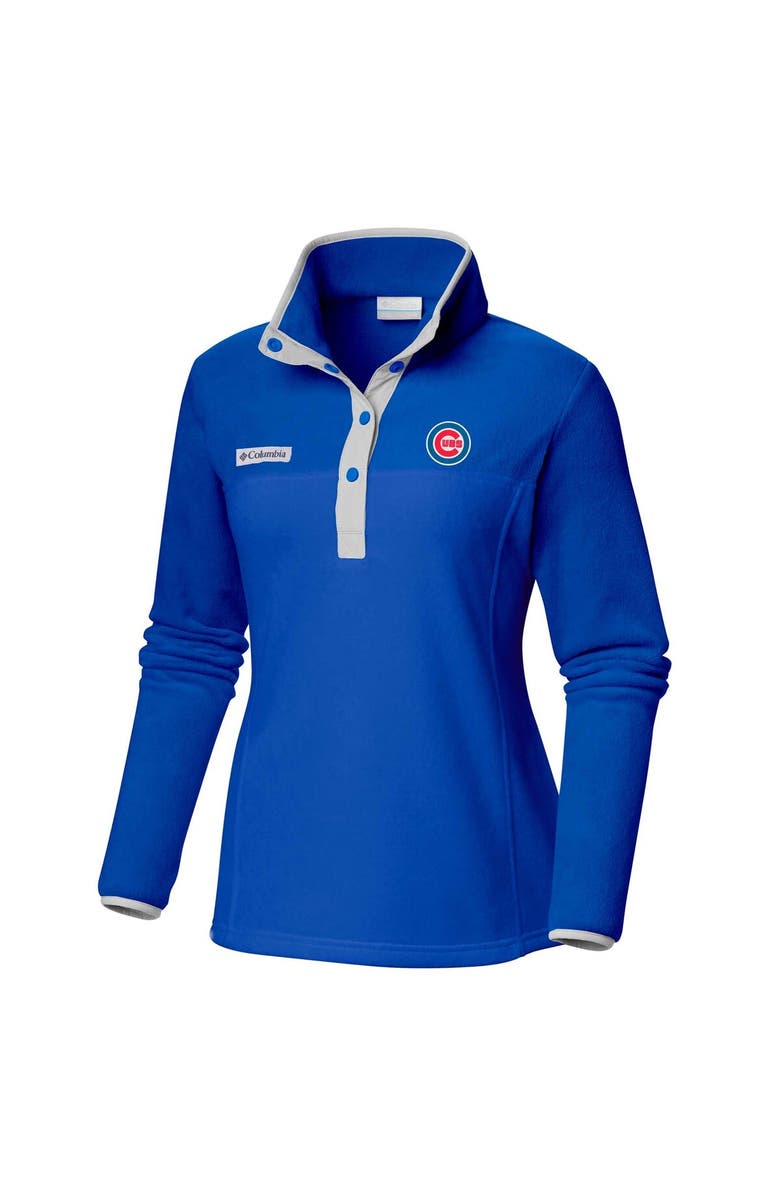 Columbia Women's Columbia  Royal Chicago Cubs Benton Springs Half-Snap Sweatshirt, Alternate, color, 
