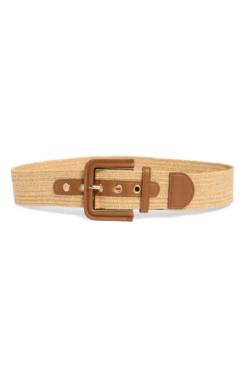 Woven Square Buckle Belt