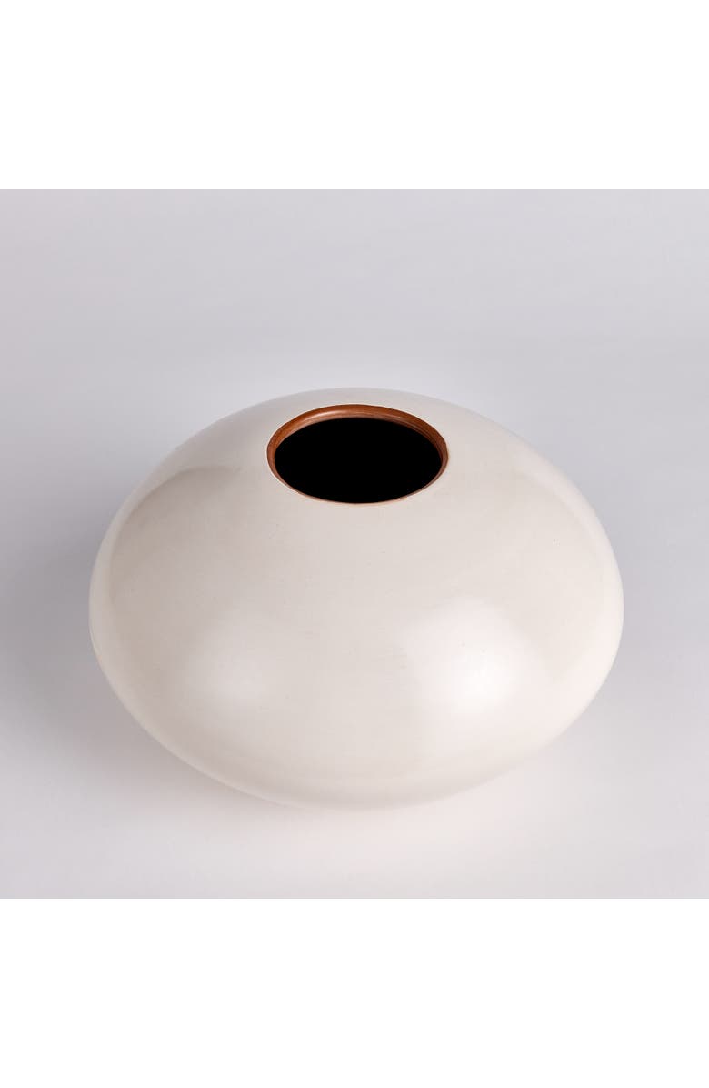 Napa Home & Garden Lucela Vase Short, Alternate, color, White