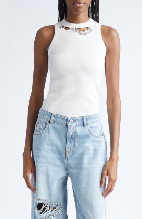 Distressed Crystal Rib Tank